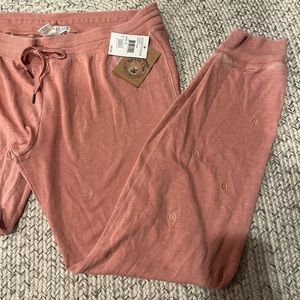 PJ Salvage Heart Pant in Dusty Rose Size XL